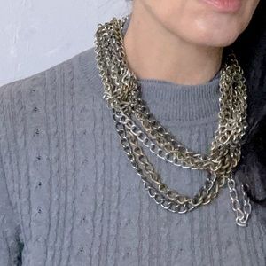 Statement Neckless Metal Beautiful